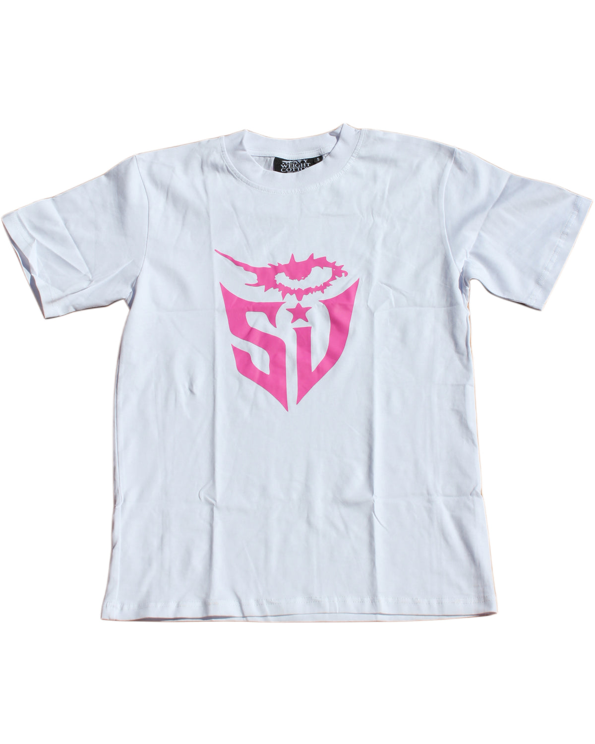 THREE EYE TEE & BIG EYE TEE - White x Pink (PRE-ORDER)