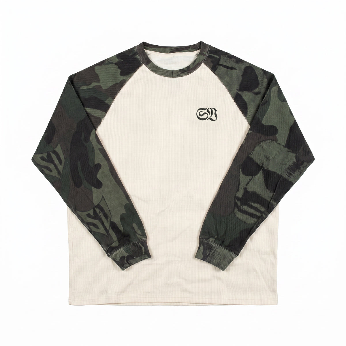 STORM VERGE Camo Raglan Waffle Knit Long Sleeve (PRE-ORDER)