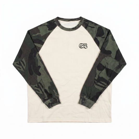 STORM VERGE Camo Raglan Waffle Knit Long Sleeve (PRE-ORDER)