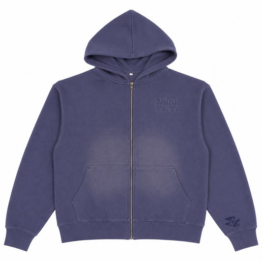 STORM VERGE - Waffle Knit Zip Hoodie (PRE-ORDER)