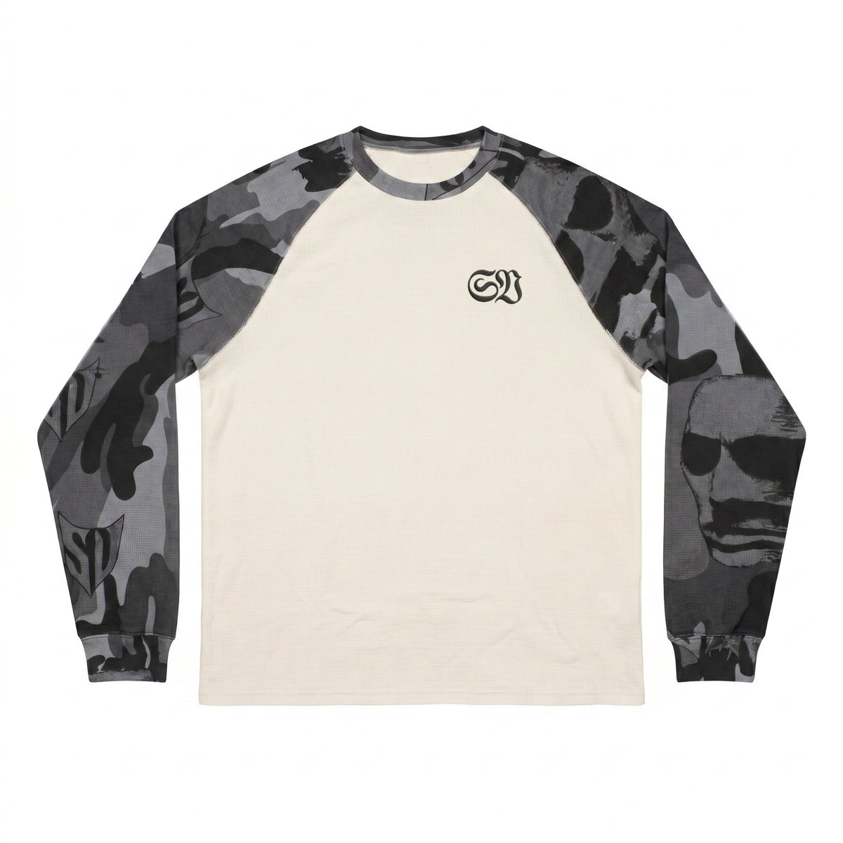 STORM VERGE Camo Raglan Waffle Knit Long Sleeve (PRE-ORDER)