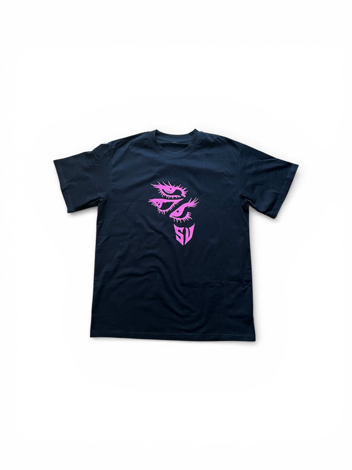 THREE EYE TEE - Black x Pink (PRE-ORDER)
