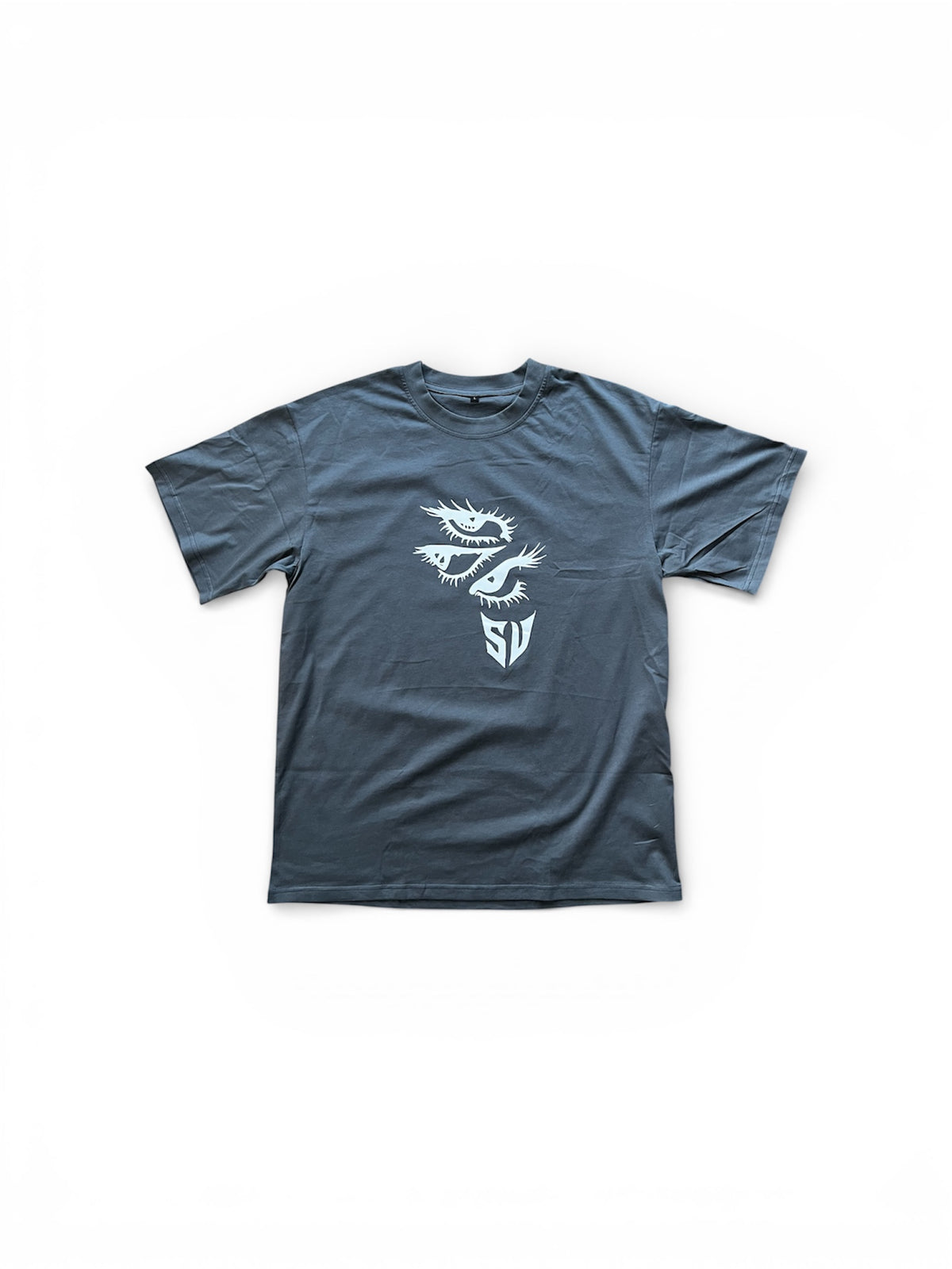 THREE EYE TEE - Grey x White (PRE-ORDER)